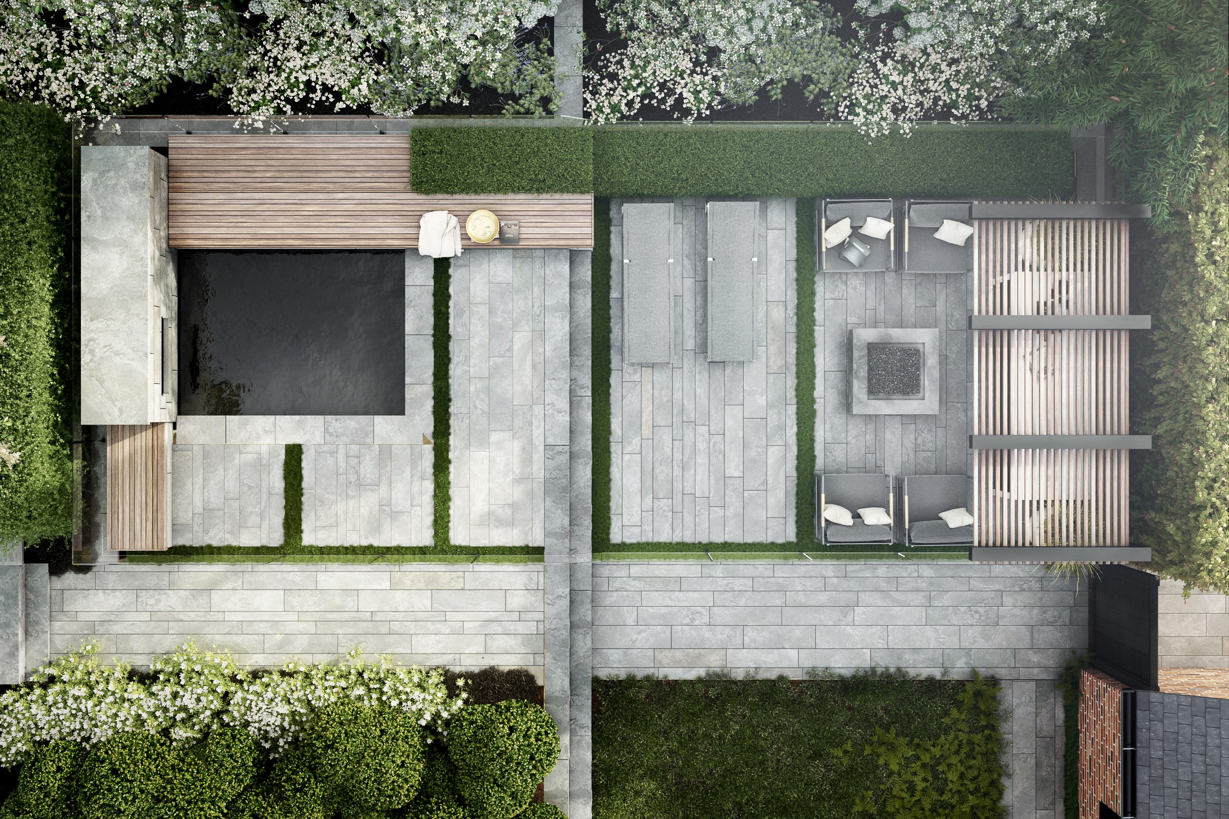 luxury backyard design toronto