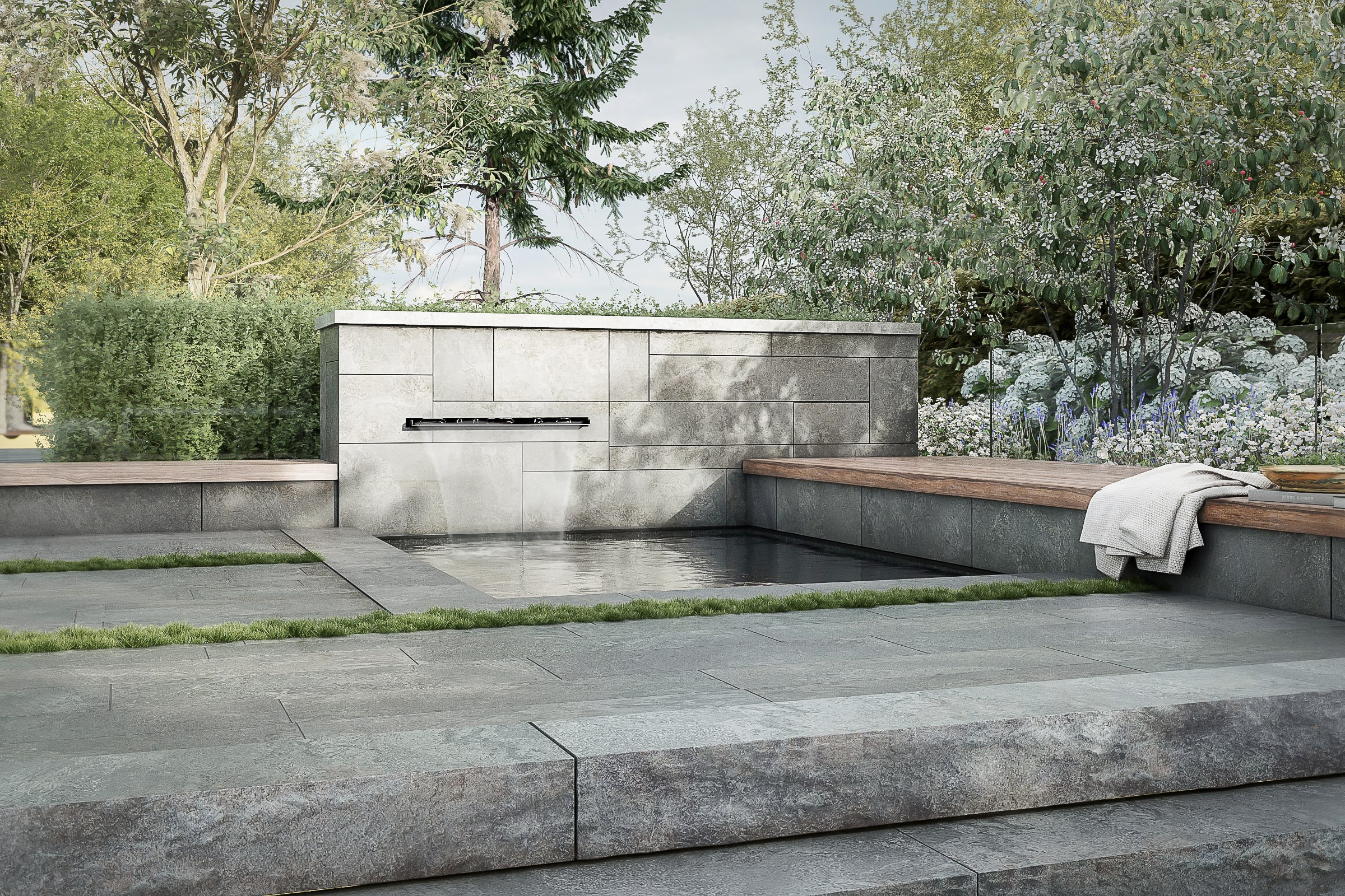 luxury backyard design toronto