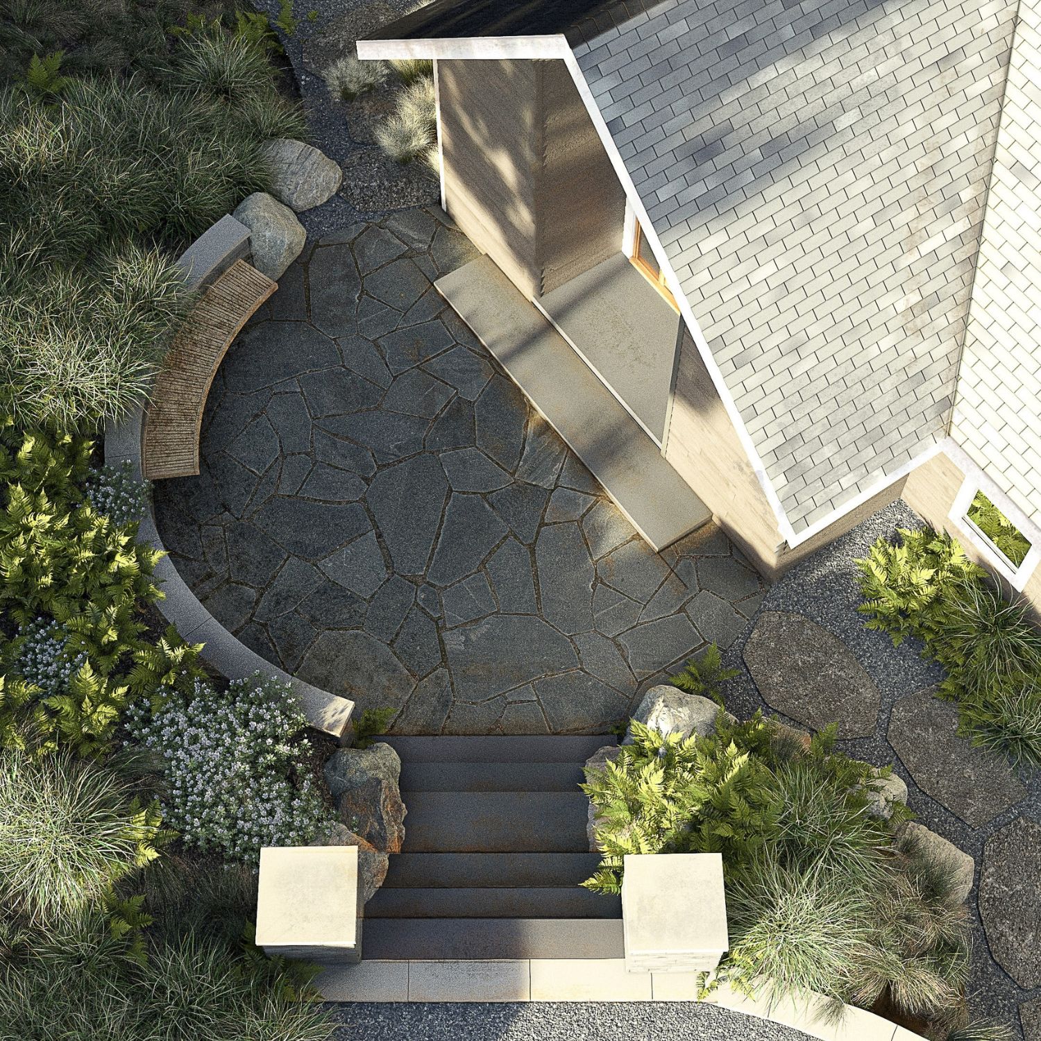 NO LOGO - MARSH - FRONT AERIAL landscape design