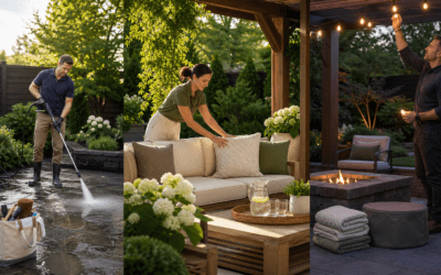 Restoration-Centered Outdoor Rooms: A Daily Reset Plan (Morning, Noon, Evening)
